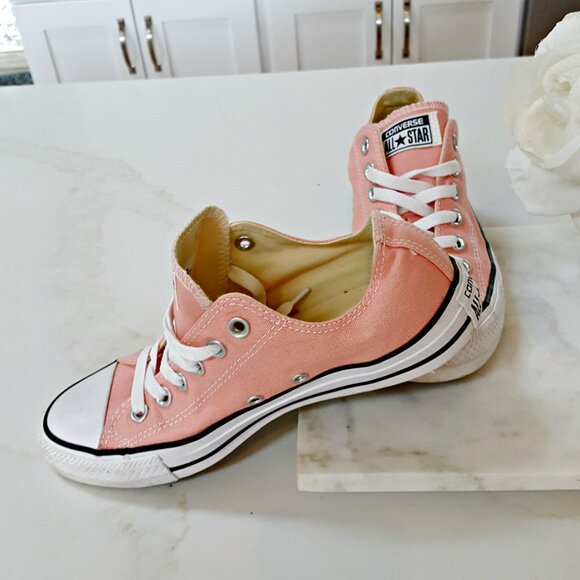 CONVERSE Chuck TAYLOR PINK SNEAKERS SZ 8 - Picture 6 of 8